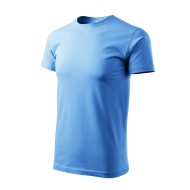 Tricou finisaj cu silicon, bumbac 160g/m2 Malfini Basic 129 Albastru deschis