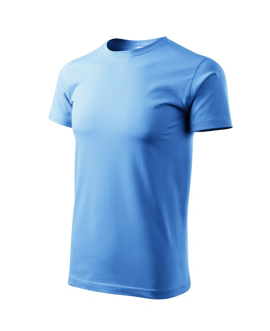 Tricou finisaj cu silicon, bumbac 160g/m2 Malfini Basic 129 Albastru deschis