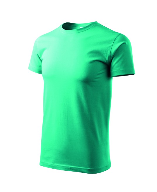 Tricou finisaj cu silicon, bumbac 160g/m2 Malfini Basic 129 Verde smarald