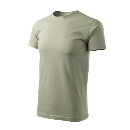 Tricou finisaj cu silicon, bumbac 160g/m2 Malfini Basic 129  Kaki deschis