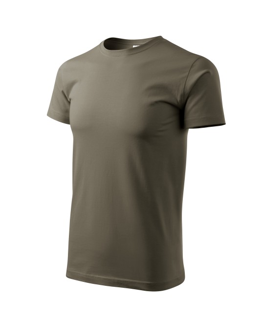 Tricou finisaj cu silicon, bumbac 160g/m2 Malfini Basic 129 Army