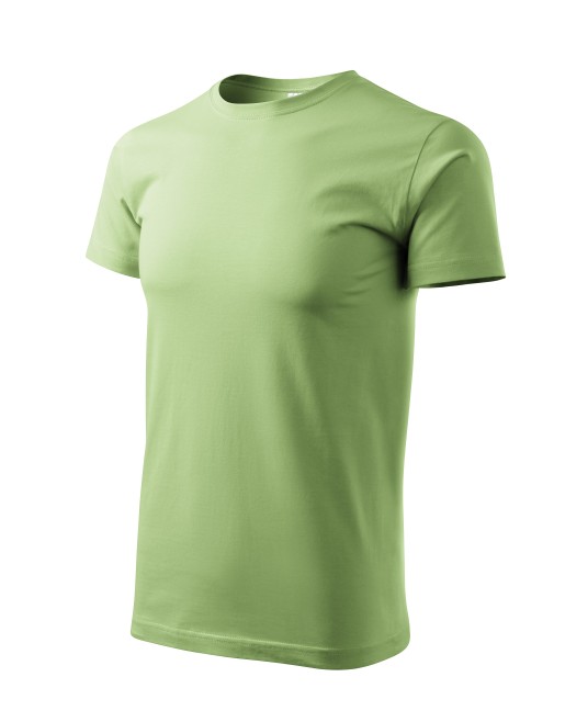 Tricou finisaj cu silicon, bumbac 160g/m2 Malfini Basic 129  Verde iarba