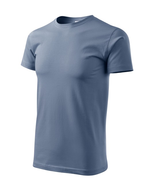 Tricou finisaj cu silicon, bumbac 160g/m2 Malfini Basic 129   Denim