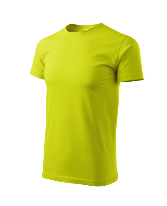 Tricou finisaj cu silicon, bumbac 160g/m2 Malfini Basic 129  Verde Lime
