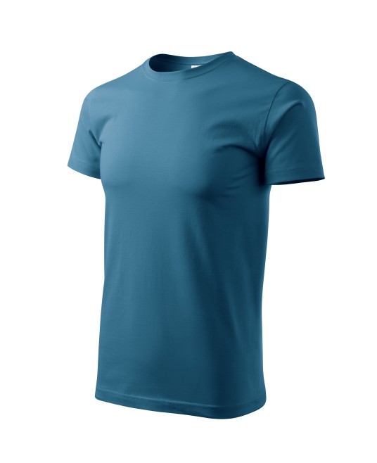 Tricou finisaj cu silicon, bumbac 160g/m2 Malfini Basic 129  Albastru petrol