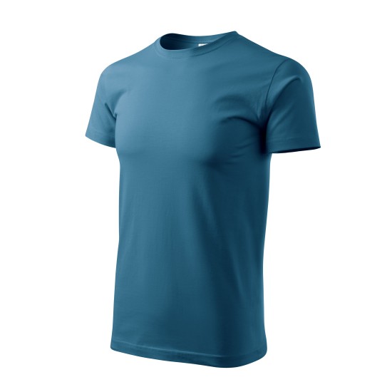 Tricou finisaj cu silicon, bumbac 160g/m2 Malfini Basic 129  Albastru petrol