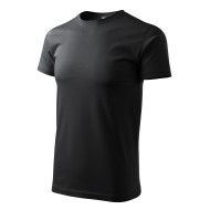 Tricou finisaj cu silicon, bumbac 160g/m2 Malfini Basic 129  Gri ebony