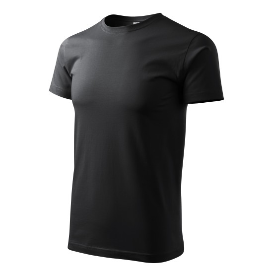 Tricou premium bumbac 160g/m2 , finisaj cu silicon, Malfini Basic 129 Ebony grey Tricou premium bumbac 160g/m2 , finisaj cu silicon, Malfini Basic 129 Ebony grey