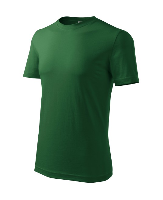 Tricou barbati bumbac 145g/m2  Malfini Classic New 132 verde sticla