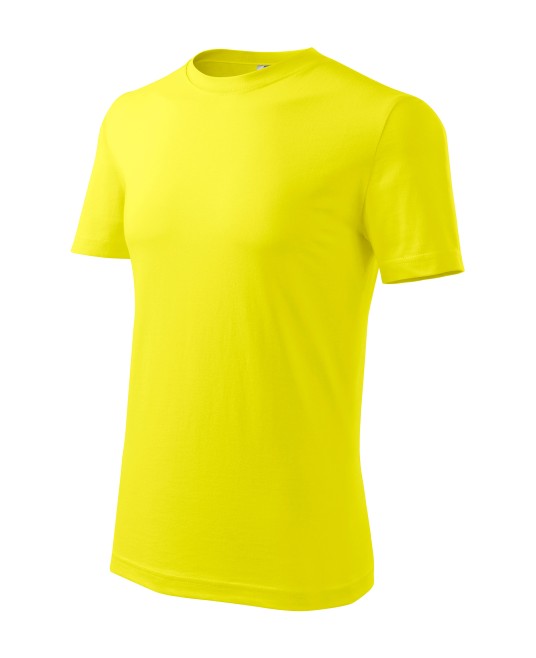 Tricou barbati bumbac 145g/m2 Malfini Classic New 132 galben-lamaie