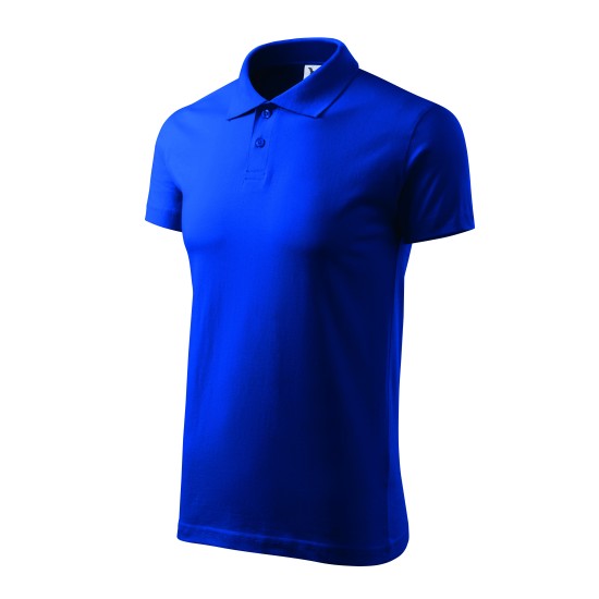 Tricou polo barbati, bumbac 180g/m2, Malfini  Single J.202 Albastru regal