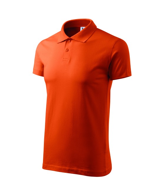 Tricou polo barbati, bumbac 180g/m2, Malfini  Single J.202 Portocaliu