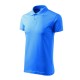 Tricou polo barbati, bumbac 180g/m2, Malfini Single J.202 Albastru azuriu Tricou polo barbati, bumbac 180g/m2, Malfini Single J.202 Albastru azuriu