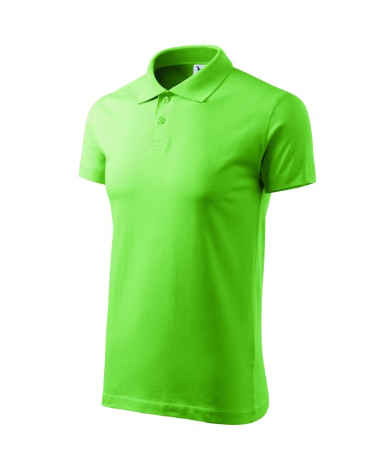 Tricou polo barbati, bumbac 180g/m2, Malfini  Single J.202 Verde iarba