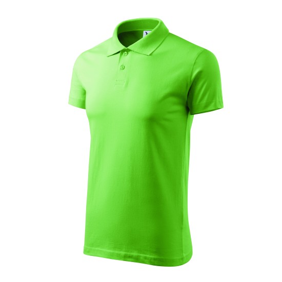 Tricou polo barbati, bumbac 180g/m2, Malfini Single J.202 Verde iarba Tricou polo barbati, bumbac 180g/m2, Malfini Single J.202 Verde iarba