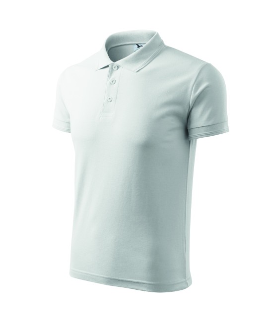 Tricou polo barbati 200g/m2 Malfini Pique Polo 203 Alb