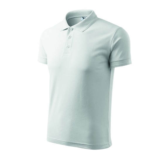 Tricou polo barbati 200g/m2 Malfini Pique Polo 203 Alb