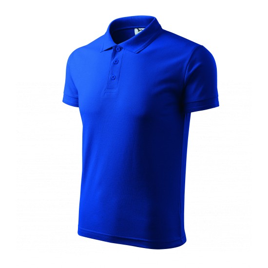 Tricou polo barbati 200g/m2 Malfini Pique Polo 203 Albastru regal