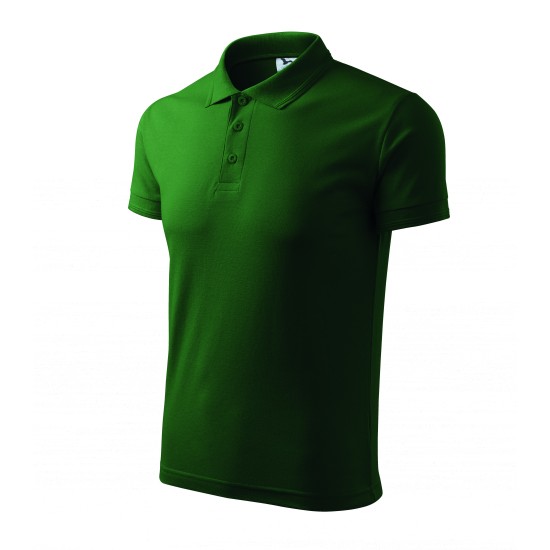 Tricou polo barbati 200g/m2 Malfini Pique Polo 203 Verde sticla