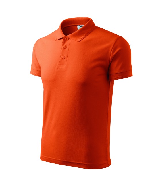Tricou polo barbati 200g/m2 Malfini Pique Polo 203 Portocaliu