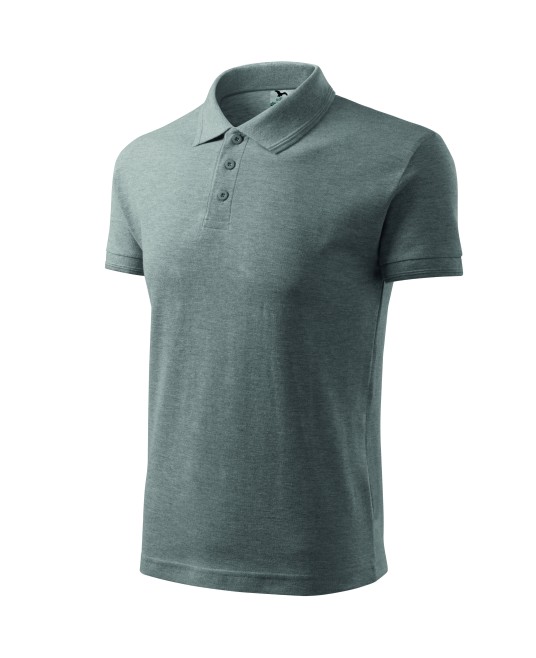Tricou polo barbati 200g/m2 Malfini Pique Polo 203  Gri inchis