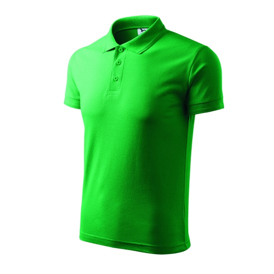 Tricou polo barbati 200g/m2 Malfini Pique Polo 203 Verde mediu