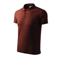 Tricou polo barbati 200g/m2 Malfini Pique Polo 203 Maro Ciocolatiu