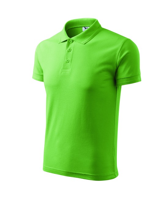 Tricou polo barbati 200g/m2 Malfini Pique Polo 203 Verde iarba