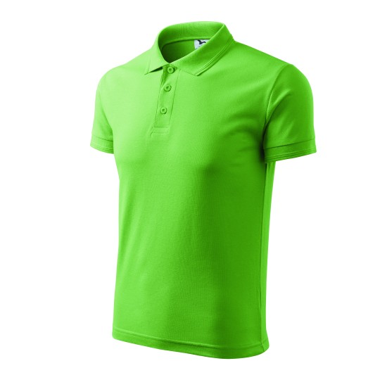 Tricou polo barbati 200g/m2 Malfini Pique Polo 203 Verde iarba