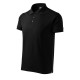 Tricou polo maneca scurta barbati 100% bumbac 170g/m2, Malfini Cotton 212 Negru