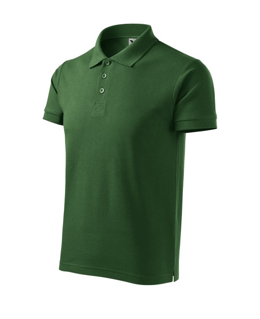 Tricou polo  bumbac 170g/m2, Malfini Cotton 212 Verde sticla