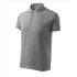 Tricou pola maneca scurta barbati 100% bumbac 170g/m2, Malfini Cotton 212 Gri inchis