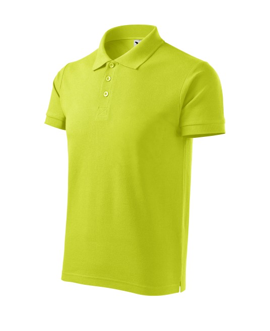 Tricou polo maneca scurta barbati 100% bumbac 170g/m2, Malfini Cotton 212 Verde Lime