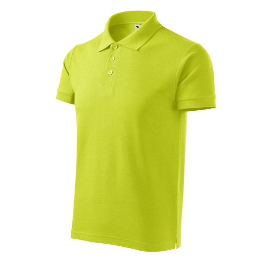 Tricou polo maneca scurta barbati 100% bumbac 170g/m2, Malfini Cotton 212 Verde Lime