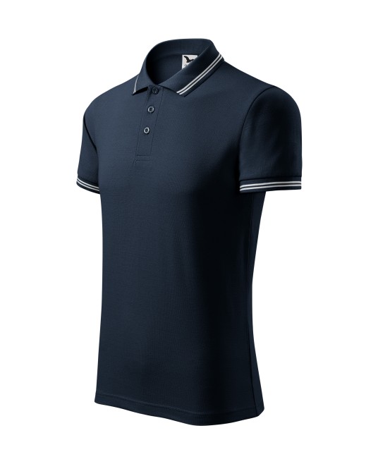 Tricou polo barbati, 200g/m2, Malfini Urban 219 Bleumarin