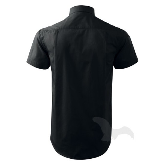 Camasa clasica maneca scurta, 120g/m2 Negru Camasa clasica maneca scurta, 120g/m2 Negru