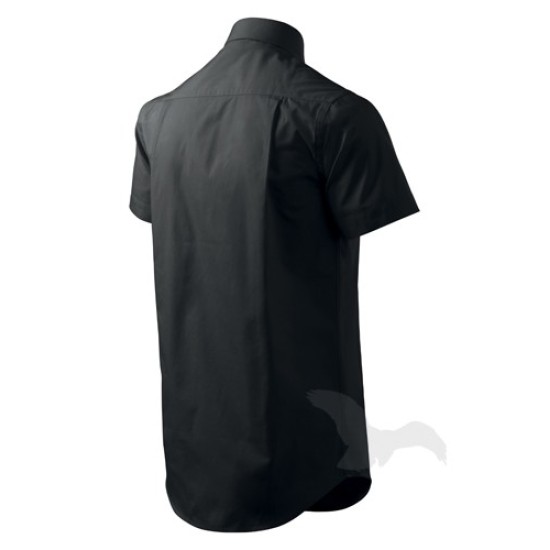Camasa clasica maneca scurta, 120g/m2 Negru Camasa clasica maneca scurta, 120g/m2 Negru