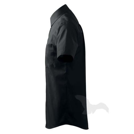 Camasa clasica maneca scurta, 120g/m2 Negru Camasa clasica maneca scurta, 120g/m2 Negru