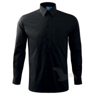 Camasa cu maneca lunga pentru barbati, model clasic, 125g/m2 [209 Style LS] Negru