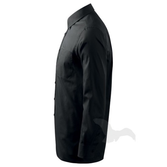 Camasa cu maneca lunga pentru barbati, model clasic, 125g/m2 [209 Style LS] Negru