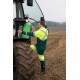 Combinezon de protectie X Hi-Vis reflectorizant [E052] Galben si verde