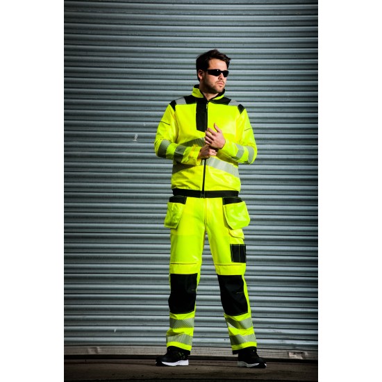 Pantaloni reflectorizanti Hi-Vis Vision, gama premium PW3 [T501] Galben