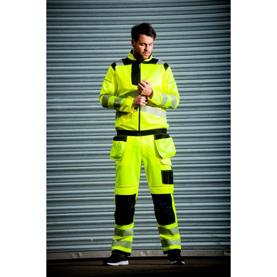 Pantaloni reflectorizanti Hi-Vis Vision, gama premium PW3 [T501] Galben