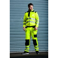 Pantaloni HiVis premium, galben neon