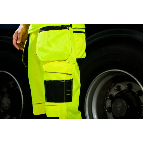 Pantaloni reflectorizanti Hi-Vis Vision, gama premium PW3 [T501] Portocaliu