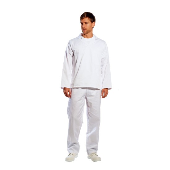 Pantaloni industria alimentara fara buzunare exterioare, negru Pantaloni industria alimentara fara buzunare exterioare, negru