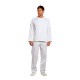 Pantaloni medicali albi sau albastri, 1 buzunar, tercot, 190g/m2 [2208] Alb