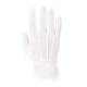 Manusi din bumbac cu picouri PVC [A080] Alb