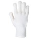 Manusi protectie termica 100 gr. Celsius, cu picouri [A112] Alb si rosu