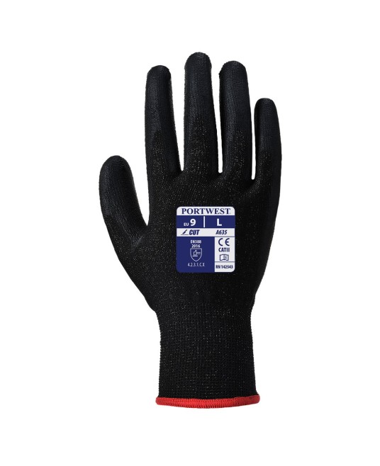 Mănuși antitaiere nivel B pentru montaj rigips și PVC -Negru